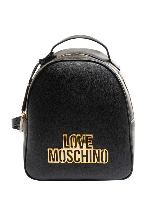 LOVE MOSCHINO GOLD LOGO Mochila negro - Bolsos Mujer