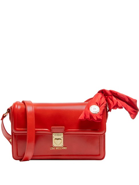 LOVE MOSCHINO FIOCCO Bolso de hombro ROJO - Bolsos Mujer