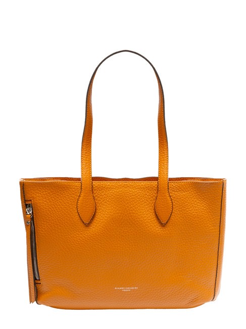 GIANNI CHIARINI TWIN Bolso shopping de piel martillada jugo - Bolsos Mujer