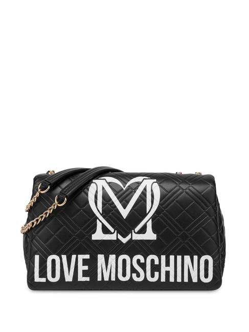 LOVE MOSCHINO LOGO QUILT Bolso de hombro no / no - Bolsos Mujer