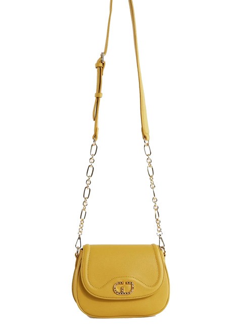 GAUDÌ CLAUDIE Bolso bandolera con solapa amarillo - Bolsos Mujer