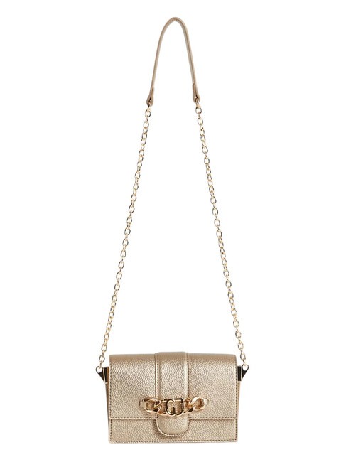 GAUDÌ CATHY Mini bolso bandolera con cadena platino - Bolsos Mujer