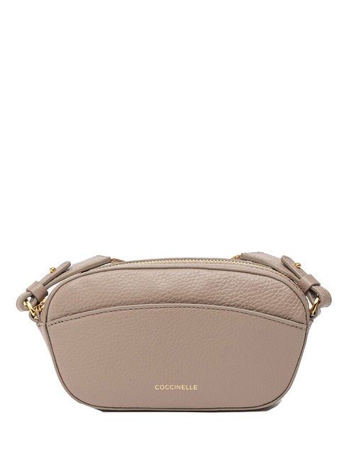 COCCINELLE ENCHANTEUSE Mini bolso bandolera, en piel. topo cálido - Bolsos Mujer