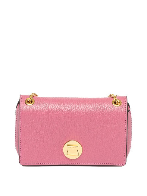 COCCINELLE LIYA  Bolso micro bandolera, en piel. rosa pulpa - Bolsos Mujer