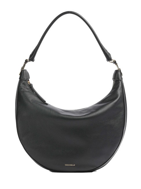 COCCINELLE SUNNIE  Bolso bandolera, en piel. negro - Bolsos Mujer