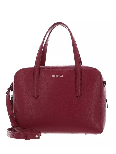 COCCINELLE SWAP Bolso de mano, con bandolera rojo granate - Bolsos Mujer