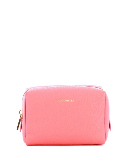 COCCINELLE TRAVEL Belleza de cuero hiper rosa - Carteras de mano & Neceser