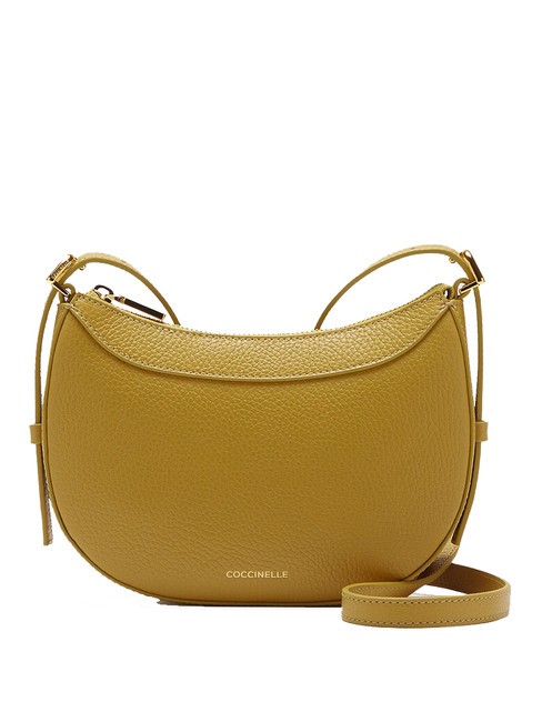 COCCINELLE WHISPER  Mini bolso bandolera, en piel. La hierba de limón - Bolsos Mujer