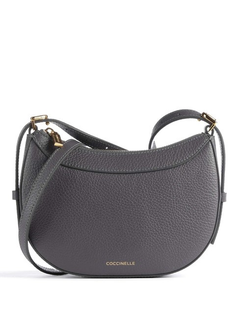 COCCINELLE WHISPER  Mini bolso bandolera, en piel. pizarra - Bolsos Mujer