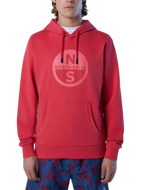 NORTH SAILS BASIC Sudadera con capucha y logo estampado sandía - Sudaderas