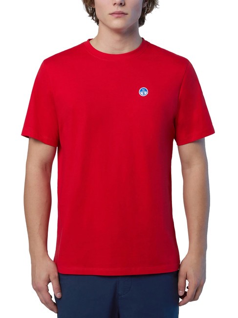 NORTH SAILS BOLLO Camiseta de algodón rojo - camiseta