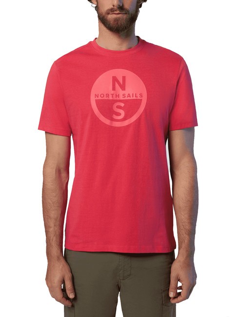 NORTH SAILS BASIC Camiseta de algodón con logo estampado sandía - camiseta