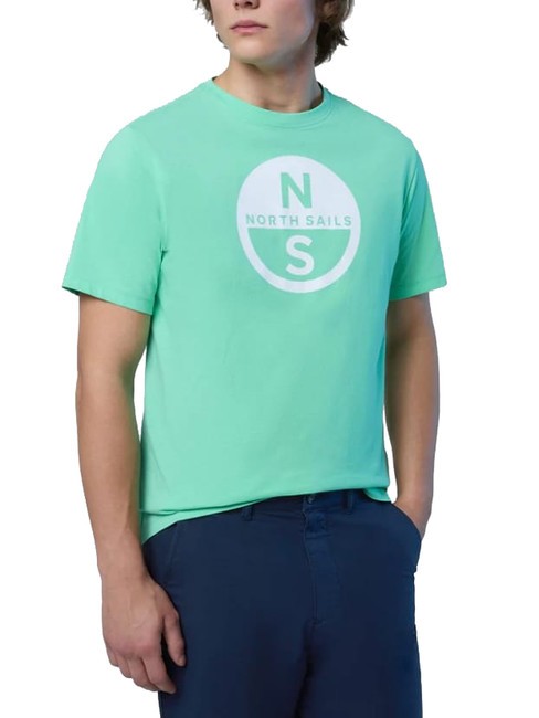 NORTH SAILS BASIC Camiseta de algodón con logo estampado brote de primavera - camiseta