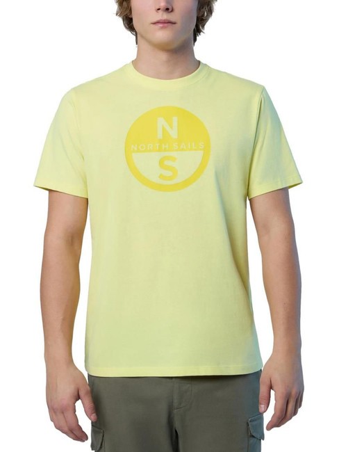 NORTH SAILS BASIC Camiseta de algodón con logo estampado luz de calcio - camiseta