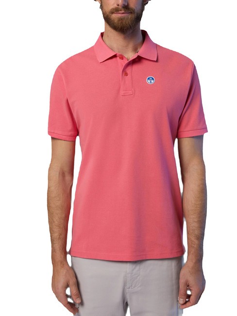 NORTH SAILS BASIC Polo de manga corta de algodón coral calipso - camisa polo