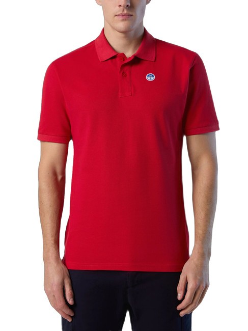 NORTH SAILS BASIC Polo de manga corta de algodón rojo - camisa polo