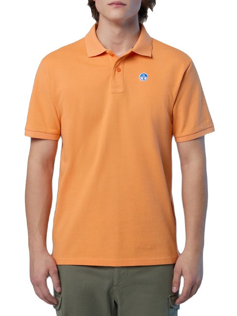 NORTH SAILS BASIC Polo de manga corta de algodón Mandarina - camisa polo