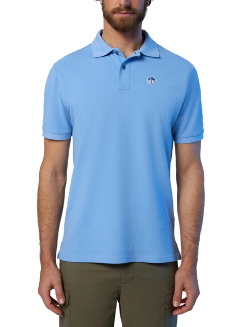 NORTH SAILS BASIC Polo de manga corta de algodón azul claro - camisa polo