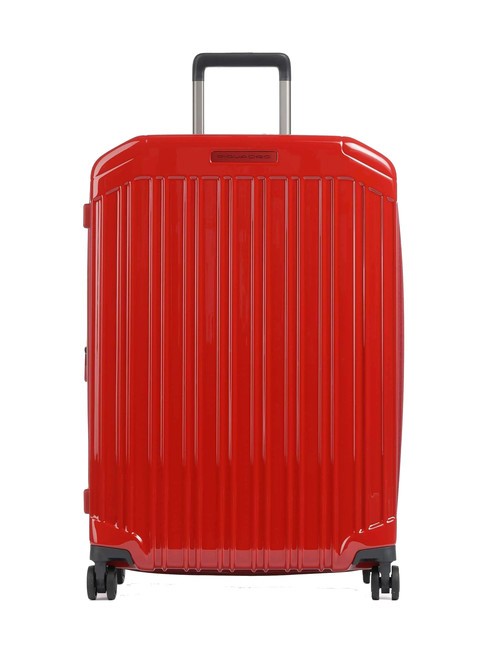 PIQUADRO PQ-LIGHT Carro expandible mediano ROJO - Trolley Rígidos