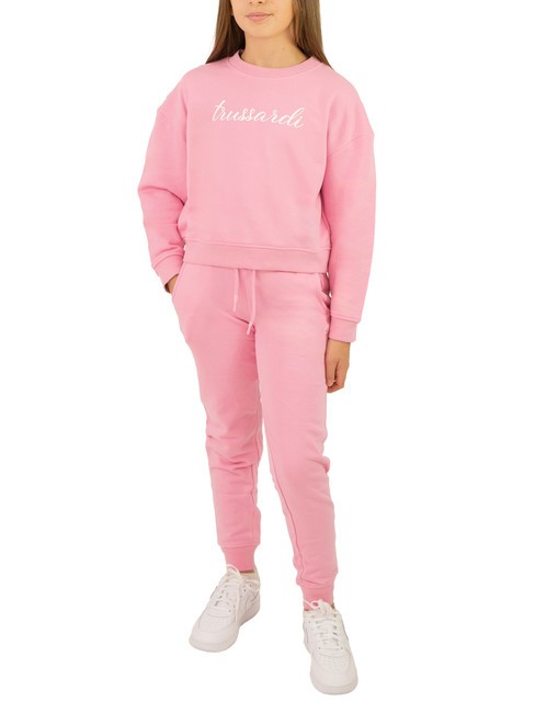 TRUSSARDI HEIN Chándal sudadera y pantalón beconia rosa - Chándales para niños