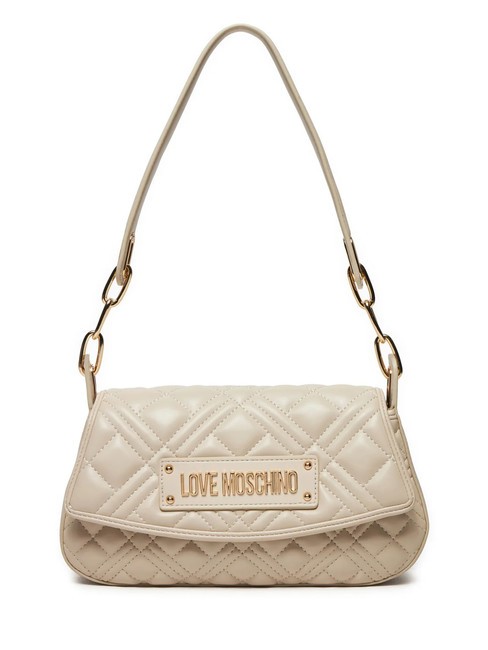 LOVE MOSCHINO QUILTED Bolso de hombro Marfil - Bolsos Mujer