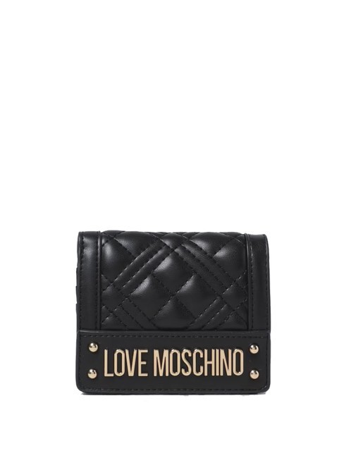 LOVE MOSCHINO QUILTED S Billetera negro - Carteras Mujer