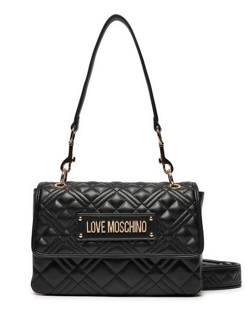 LOVE MOSCHINO QUILTED  Bolso acolchado negro - Bolsos Mujer