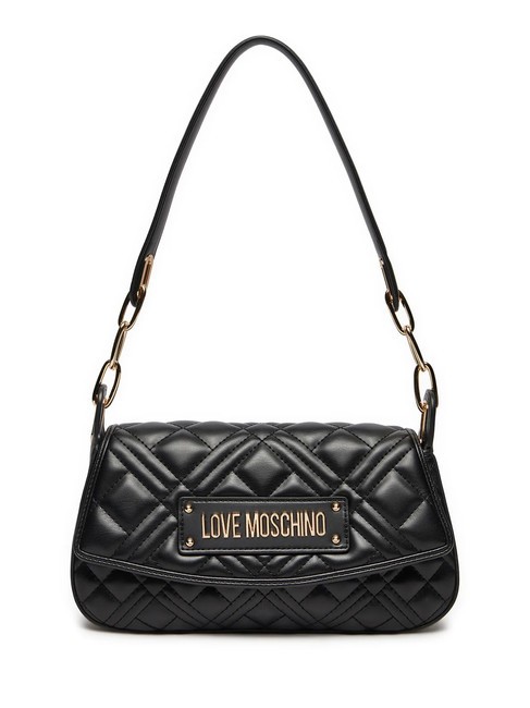 LOVE MOSCHINO QUILTED Bolso de hombro negro - Bolsos Mujer