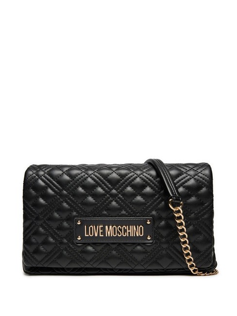 LOVE MOSCHINO QUILTED Bolso de hombro negro - Bolsos Mujer