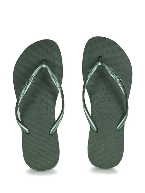 HAVAIANAS Chanclas SLIM verde olivo - Zapatos Mujer