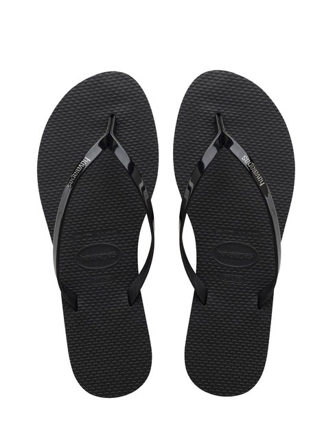 HAVAIANAS YOU METALLIC Chanclas de goma NEGRO - Zapatos Mujer