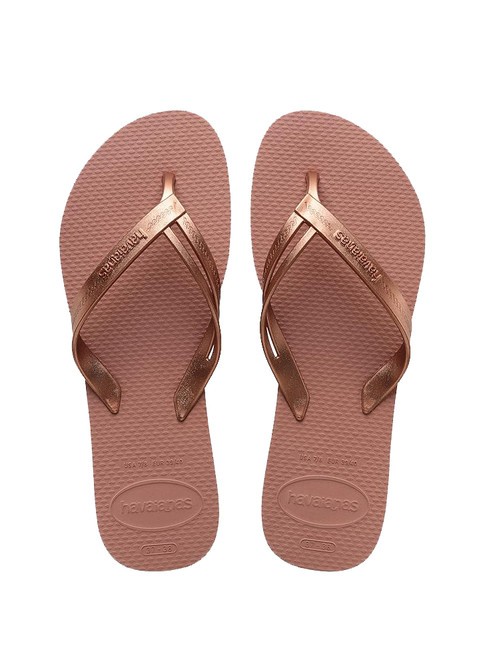 HAVAIANAS ELEGANCE CROCUS Chanclas CROCO / ROSA - Zapatos Mujer