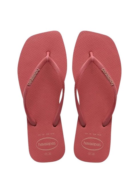 HAVAIANAS SQUARE LOGO Chanclas pau brasil - Zapatos Mujer