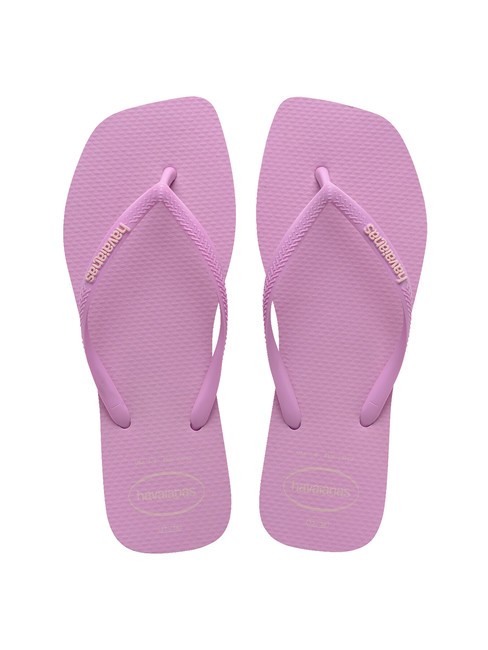 HAVAIANAS SQUARE LOGO Chanclas lavanda fresca - Zapatos Mujer