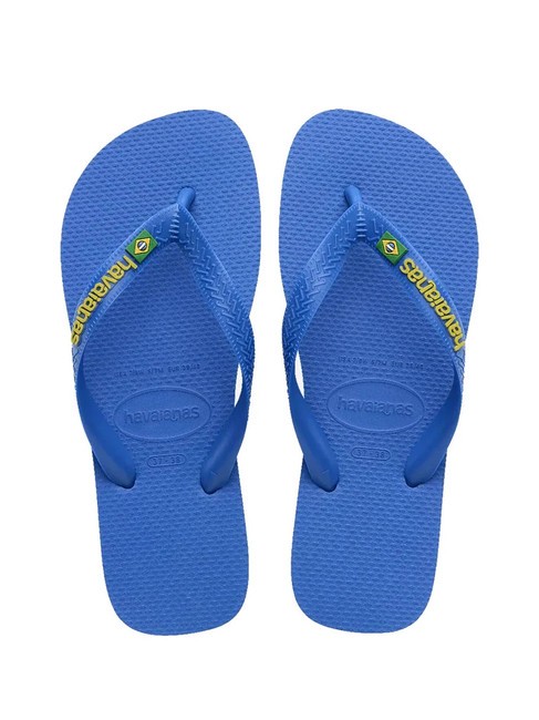 HAVAIANAS BRASIL LOGO NEON Chanclas azul estrella/azul estrella - Zapatos unisex