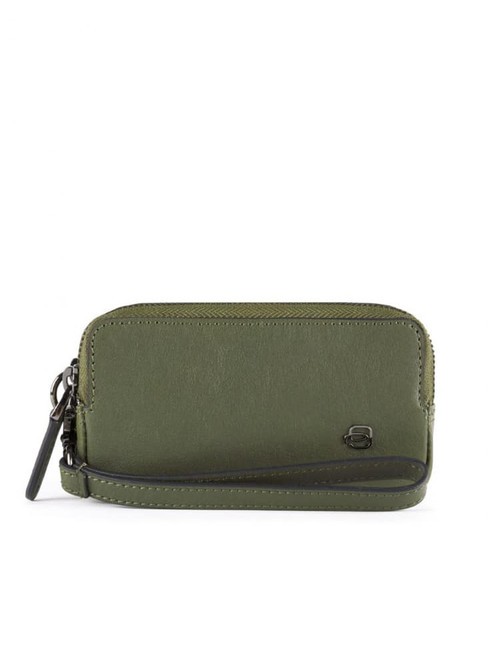 PIQUADRO BLACK SQUARE Bolso mini de piel VERDE - Fundas para tablet & Organizer