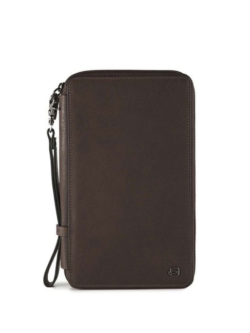 PIQUADRO BLACK SQUARE Porta documentos de viaje MORO - Carteras Hombre