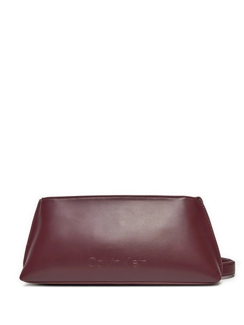 CALVIN KLEIN EMBOSSED CALVIN  Bolso de hombro sangre de buey - Bolsos Mujer