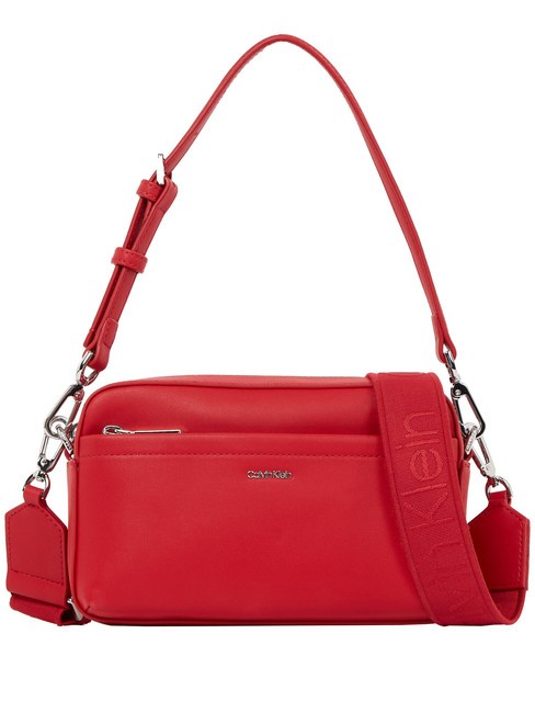 CALVIN KLEIN MUST  Mini bolso de hombro, con bandolera salvia escarlata - Bolsos Mujer