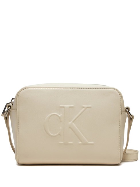 CALVIN KLEIN CK JEANS SCULPTED Bolso mini para cámara al hombro mañana gris - Bolsos Mujer