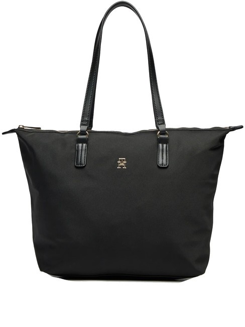 TOMMY HILFIGER POPPY  Comprador de hombro negro - Bolsos Mujer