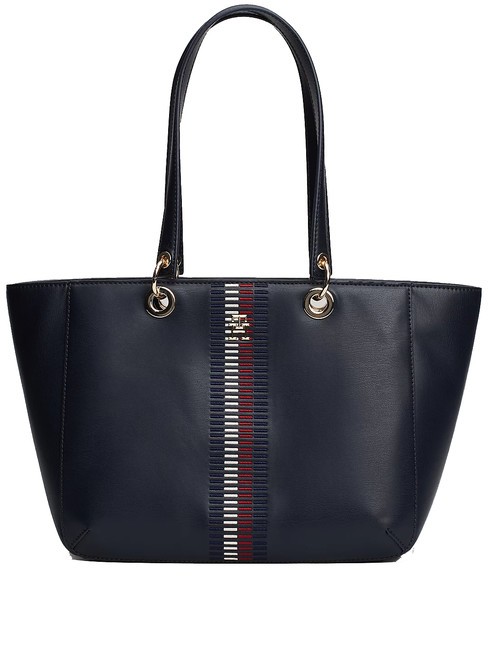 TOMMY HILFIGER CHIC  Bolsa de la compra espacio azul - Bolsos Mujer