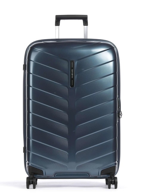 SAMSONITE ATTRIX Carro de tamaño mediano azul acero - Trolley Rígidos