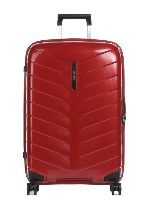 SAMSONITE ATTRIX Carro de tamaño mediano ROJO - Trolley Rígidos