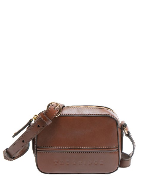 THE BRIDGE DAPHNE Mini bolso bandolera, en piel. BROWN - Bolsos Mujer