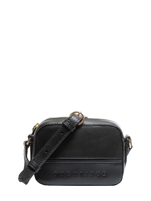 THE BRIDGE DAPHNE Mini bolso bandolera, en piel. Oro negro - Bolsos Mujer