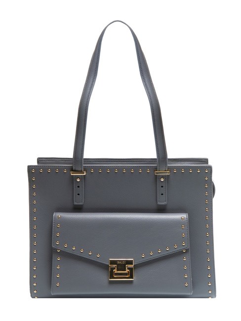 GAUDÌ CAMILLA Bolso shopper con tachuelas gris - Bolsos Mujer