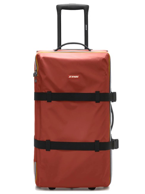 KWAY BLOSSAC  Carro mediano impermeable rojo pompeyano/negro puro - Trolley Semirrígidos