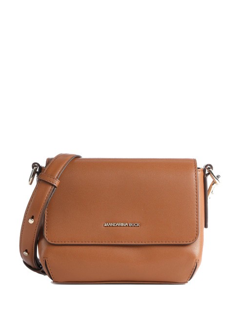 MANDARINA DUCK LUNA Minibolso de piel café de caramelo - Bolsos Mujer