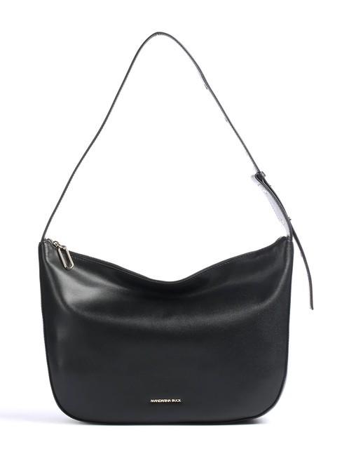 MANDARINA DUCK LUNA Bolso bandolera de piel NEGRO - Bolsos Mujer